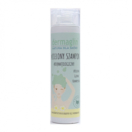 Zielony szampon dermatologiczny