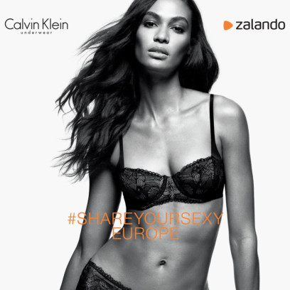 Joan Smalls w kampanii Calvin Klein x Zalando