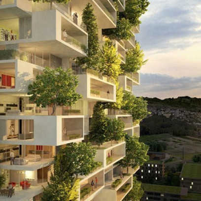 Mieszkanie w drzewach - pierwszy na taką skalę budynek na świecie 1