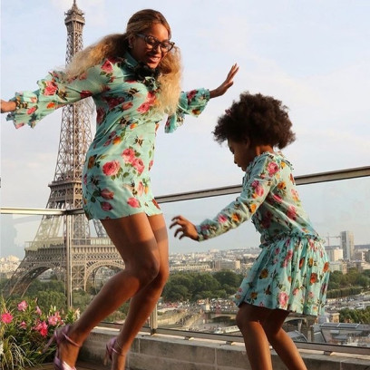 Beyonce i Blue Ivy w takich samych sukienkach Gucci - te zdjęcia są urocze