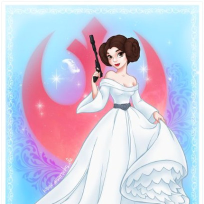 Księżniczka Lea w wersji animowanej