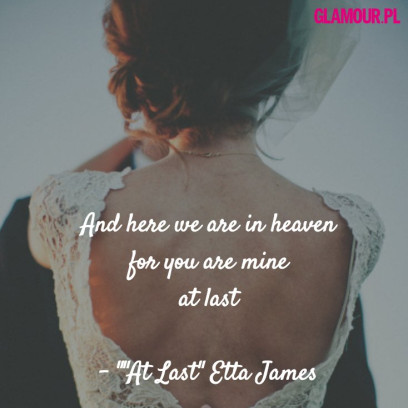"At Last," Etta James