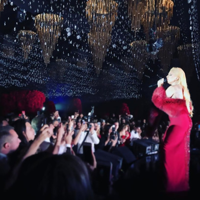 Lady Gaga na prywatnym przyjęciu weselnym