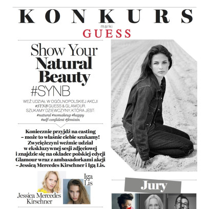Konkurs GUESS i Glamour - Show Your Natural Beauty