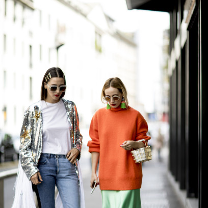 Street style Milan Fashion Week wiosna-lato 2018