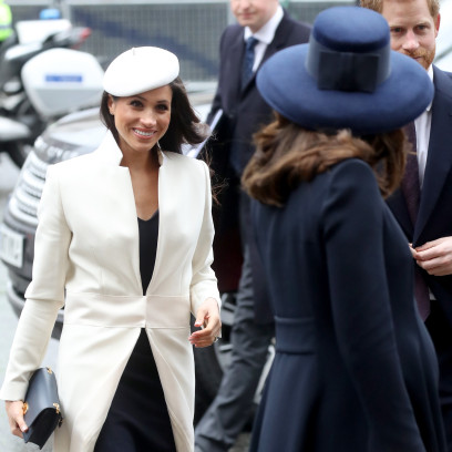 Meghan Markle i Kate Middleton pojawiły się na uroczystości Commonwealth Day Services w bardzo podobnych sukienkach.