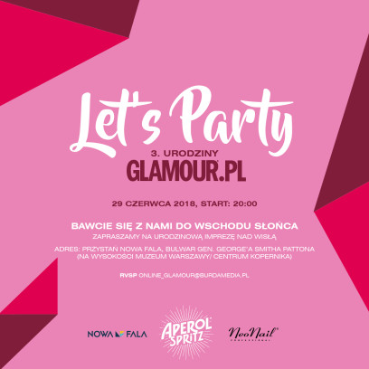 3. urodziny Glamour.pl  - świętujcie je razem z nami!
