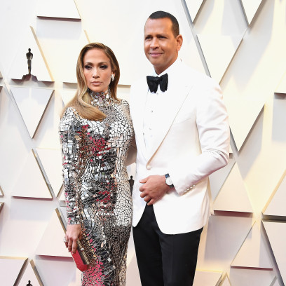 Oscary 2019 najpiękniejsze pary na czerwonym dywanie: Jennifer Lopez i Alex Rodriguez