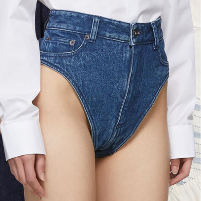 Jeansowe majtki dostępne są m.in. na stronie ssense.com, gdzie kosztują ponad 300 dolarów...