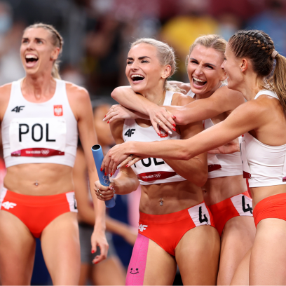 Polki wywalczyły srebro w Tokio w sztafecie kobiet 4x400 m