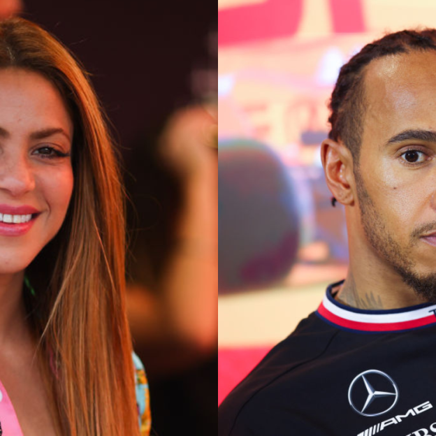 Shakira i Lewis Hamilton