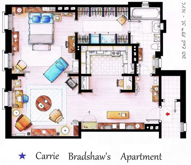Mieszkanie Carrie Bradshaw