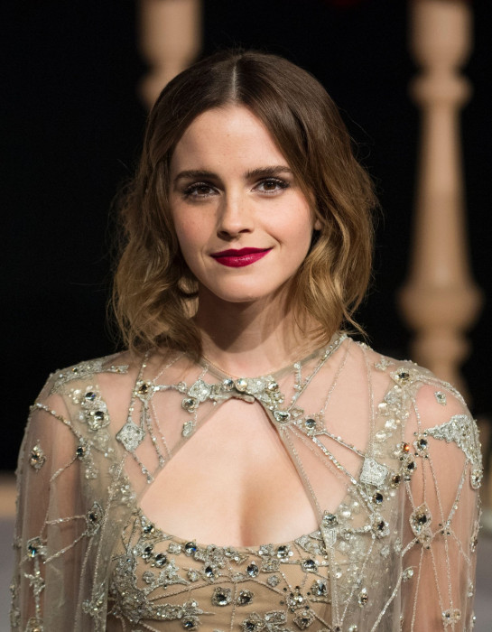 Emma Watson na premierze filmu "Piękna i Bestia" w Chinach