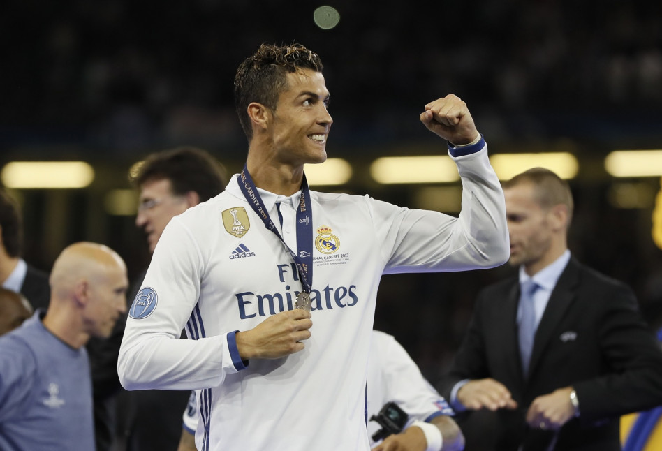Cristiano Ronaldo po zwycięstwie w meczu finałowym Ligii Mistrzów