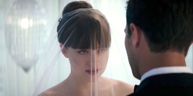 Christian Grey i Anastasia Steele w końcu staną na ślubnym kobiercu.