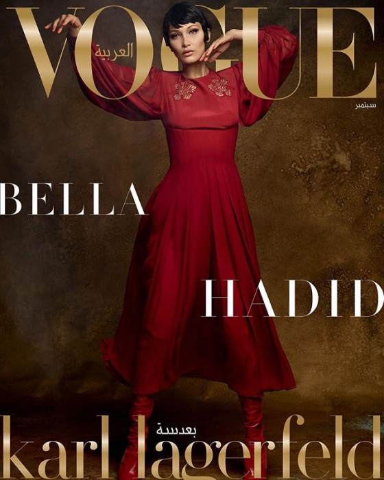 Bella Hadid w obiektywie Karla Lagerfelda