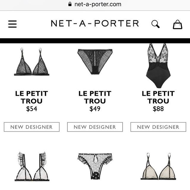 Produkty Le Petit Trou są dostępne na Net-a-Porter od listopada