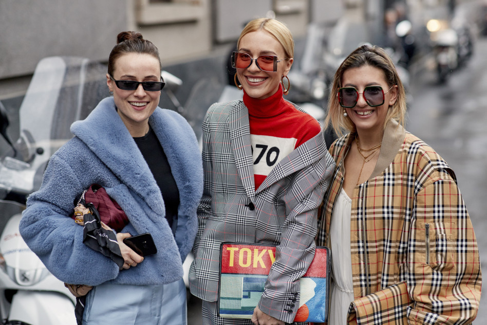 Moda uliczna podczas Milan Fashion Week jesień-zima 2018/2019