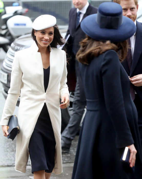Meghan Markle i Kate Middleton pojawiły się na uroczystości Commonwealth Day Services w bardzo podobnych sukienkach.