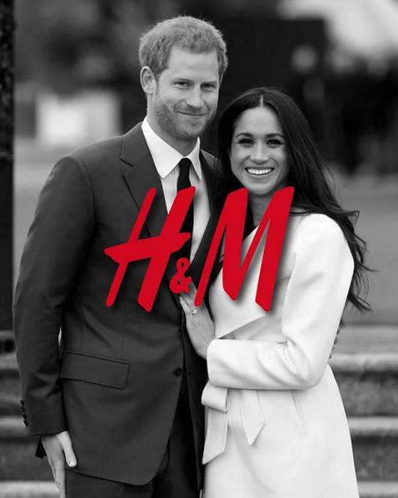 Książę Harry i Meghan Markle w kampanii H&M