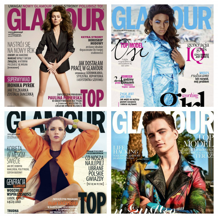 Top Model w Glamour - przypominamy wszystkie okładki ze zwycięzcami i finalistami
