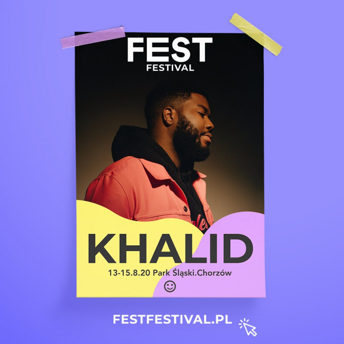 Fest Festival 2020: Khalid kolejnym headlinerem festiwalu!