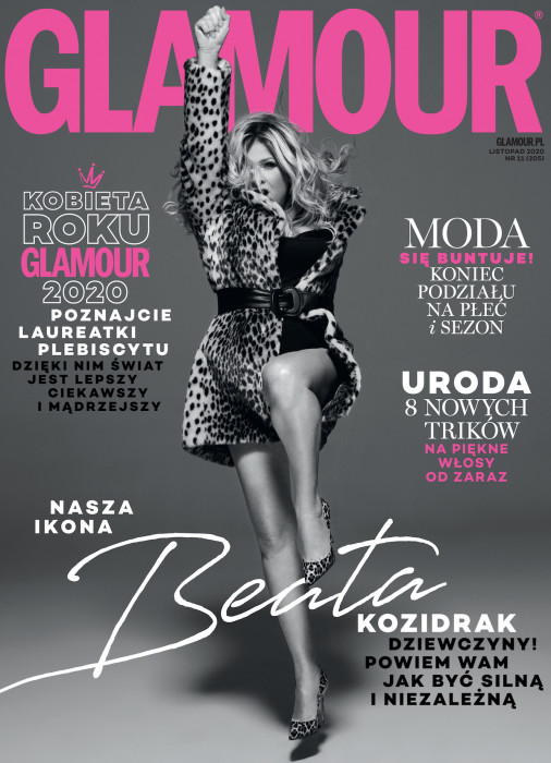 Listopadowy numer GLAMOUR od dziś w sprzedaży! Na okładce – Beata Kozidrak!