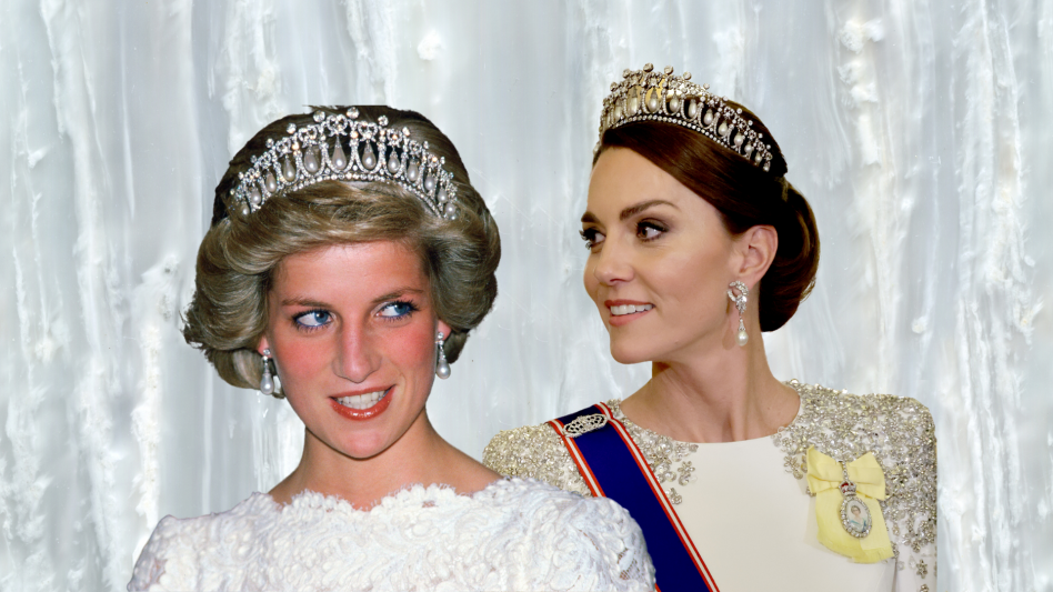 księżna Diana i księżna Kate