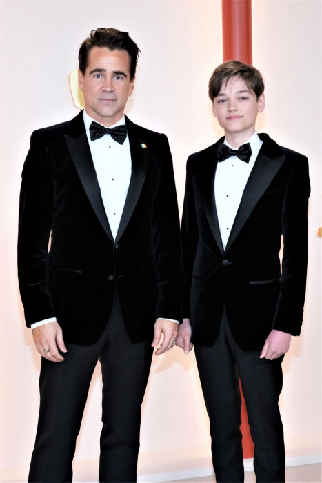 Oscary 2023: Colin Farrell z synem Henrym Tadeuszem