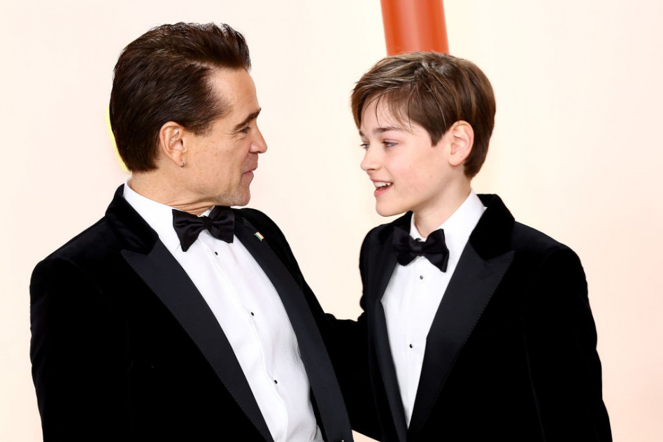Oscary 2023: Colin Farrell z synem