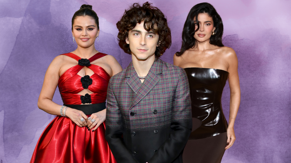 Selena Gomez, Timothée Chalamet i Kylie Jenner