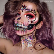 Make-up na Halloween