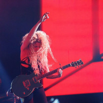 Shakira podczas jednego z wcześniejszych koncertów.
