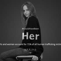 Stella McCartney w kampanii #ICouldHaveBeen przeciwko przemocy wobec kobiet.