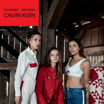 Millie Bobby Brown, Lulu Tanney oraz Paris Jackson w kampanii Ou Moment. #MyCalvins Calvin Klein.