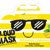 Bąbelkująca maseczka nawilżająca CLOUD MASK Banana Cabana