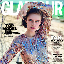Top Model 8: Olga Kleczkowska na okładce magazynu Glamour