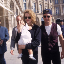 Tom Cruise i Nicole Kidman z córeczką.