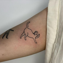 Tatuaż kotek