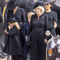 Księżniczka Charlotte na pogrzebie królowej Elżbiety II