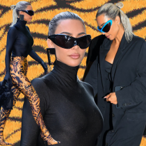 Kim Kardashian lansuje wet-look flip bun