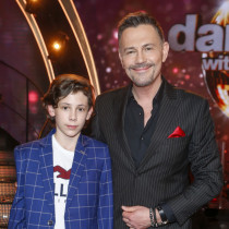Krzysztof Ibisz z synem Vincentem na planie programu „Dancing with the Stars. Taniec z gwiazdami” (2019)