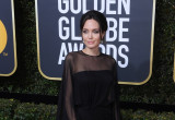 Gwiazdy Złote Globy 2018: Angelina Jolie w kreacji Versace