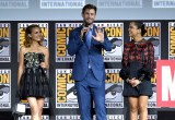 Natalie Portman, Chris Hemsworth i Tessa Thompson podczas Comic- Con 2019 w San Diego