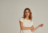 Biały T-shirt z bawełny organicznej, Nago, 149 zł
