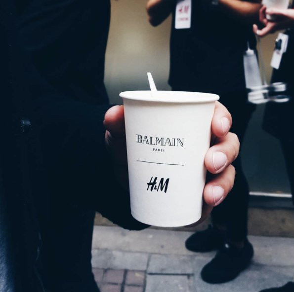 HM Balmain / #hmbalmanation Instagram