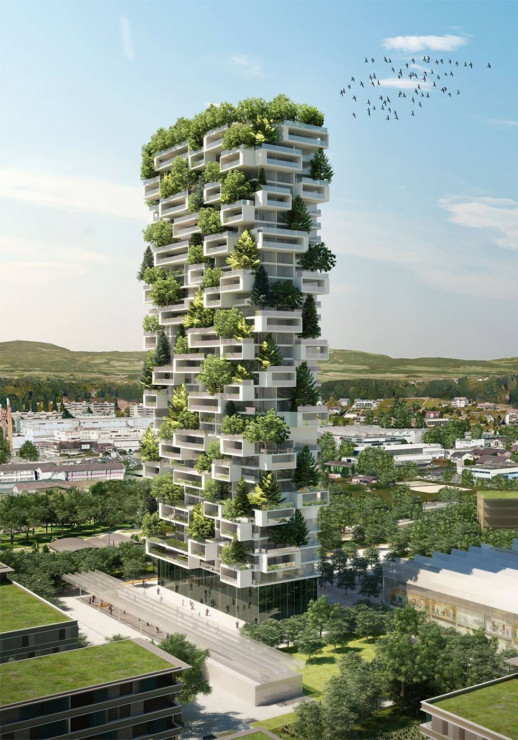 Mieszkanie w drzewach - pierwszy na taką skalę budynek na świecie 2