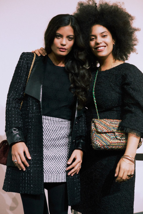 Lisa-Kainde and Naomi DIAZ, CHANEL SS 16, fot. Picture by GETTY Images photo by Lea Colombo