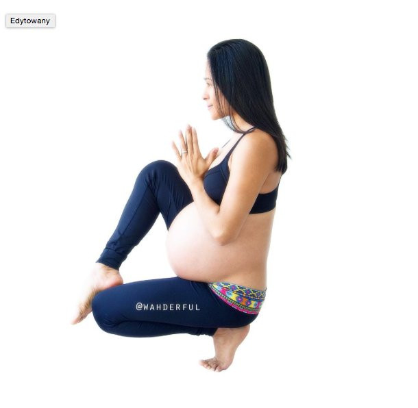 Joginka w ciąży podbija Instagram / Fot. Instagram @wahderful.