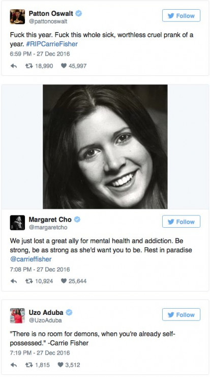 Carrie Fisher: Internet reaguje na śmierć aktorki znanej z "Gwiezdnych wojen"